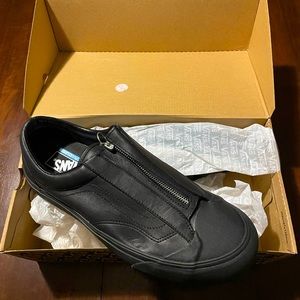 Vans Style 36 Ft Zip Men’s 12/Women’s 13.5 (Former) Blk/Leather Rare Retired NWT
